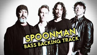 Soundgarden  Spoonman Bass Backing Track w tab on screen [upl. by Yentyrb]