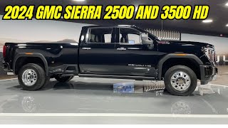 2024 GMC Sierra 2500 and 3500 HD First Look Denali Goes Ultimate AT4X Joins the Ranks [upl. by Ahens]