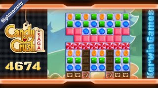 Candy Crush Saga Level 4674  Nightmarishly Hard Level  No Boosters New Version [upl. by Gorman]