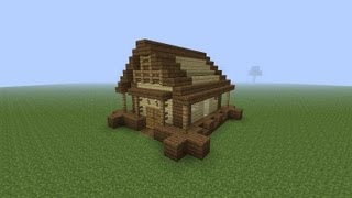 Maison Simple  TUTO Minecraft [upl. by Mosby606]