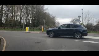 Driving Hoddesdon St Margerets Stansted Abbotts A414 Sawbridgeworth Spellbrook [upl. by Llenwad215]