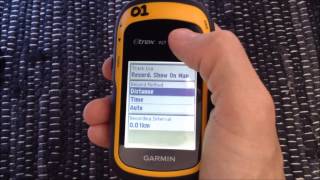 Garmin eTrex10 GPS  Recording Tracks [upl. by Collins914]