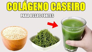 COLÁGENO CASEIRO Para Quem Tem Mais de 55Anos para Ossos e Articulações Fortes e Pele Jovem [upl. by Corrinne]