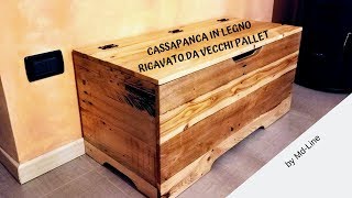 Realizzazione cassapanca pallet Pt 1 [upl. by Aztirak]