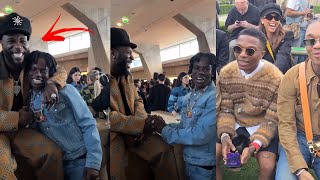 Burna boy  Wizkid and Rema Live at Louis Vuitton Paris Fashion Week [upl. by Kessia]