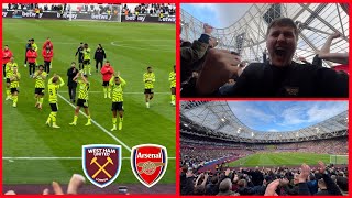 Declan Rice Silences The Haters West Ham Vs Arsenal Matchday Vlog [upl. by Akciret365]