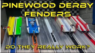 Pinewood Derby Fenders and Air shields [upl. by Onaireves]