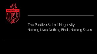 The Positive Side of Negativity [upl. by Nylirrej]