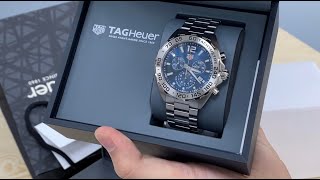 Tag Heuer Tachymeter Watch For Men Unboxing [upl. by Binette]