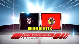 Kemptville vs Brockville  December 22 2023 [upl. by Harlow]