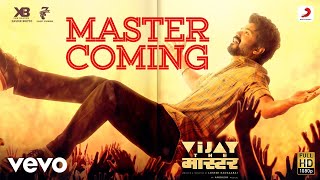 Master Coming  Vijay The Master  Thalapathy Vijay Anirudh Ravichander Vaathi Coming [upl. by Kalie]