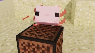 Wholesome Axolotl Minecraft Animation [upl. by Nuahsor]