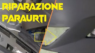 come riparare un paraurti rotto how to fix bumpers [upl. by Adriane884]