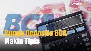 BCA Pangkas Bunga Deposito 5 bps sampai 15 bps  Kontan News [upl. by Bauske]