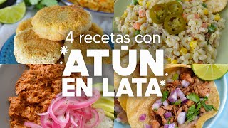 7 RECETAS SALUDABLES DE ATUN EN LATA  Michela Perleche [upl. by Tdnaltroc]