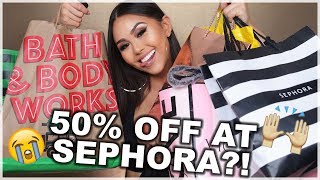 50 OFF AT SEPHORA BLACK FRIDAY HAUL 2017  Roxette Arisa [upl. by Ahsitruc]