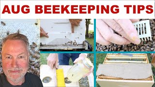 Beekeeping TIPS For The Month of AugustYou Can Do It [upl. by Nue]