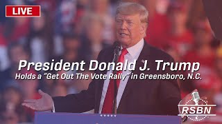 LIVE REPLAY Trump Holds a “Get Out The Vote Rally” in Greensboro NC  3224 [upl. by Yellhsa222]