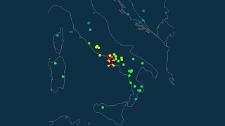 Terremoto Md 37 ai Campi Flegrei del 08 giugno 2024 alle ore 040903  Replay GlobalQuake [upl. by Erick]