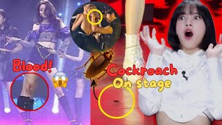 How kpop idols react to the accidents and mistakes on stage True professionalism✨️ [upl. by Trebuh]