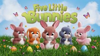 The Five Little Bunnies  Classic Nursery Rhyme for Kids  FunWithKidsTV [upl. by Luke]