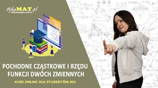 Pochodne cząstkowe I rzędu funkcji dwóch zmiennych [upl. by Erine]