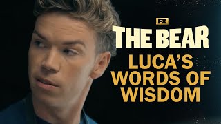 Luca’s Words of Wisdom  Will Poulter  Scene  The Bear  FX [upl. by Tsew246]