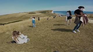 Birling gap to beachy head by ebike 4k [upl. by Asserac]