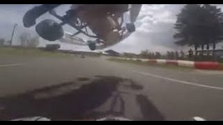 Go Kart Flying Overtake [upl. by Aneeras]