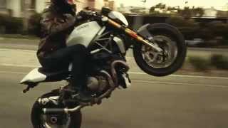 2014 Ducati Monster 1200S Wheelie [upl. by Afra]