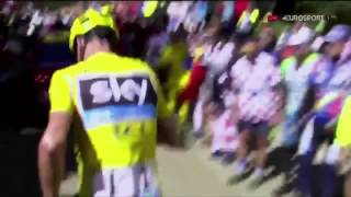 TDF 2016 Froome RUNNING in the Ventoux [upl. by Philippine]