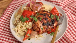 Harissa Roasted Chicken Recipe  Ep 1339 [upl. by Tamis]