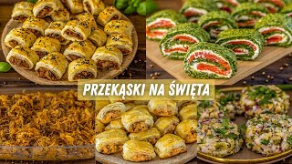 PRZEKĄSKI na WIGILIE i ŚWIĘTA 5 prostych i pysznych propozycji [upl. by Elime]