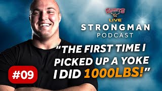 quotThe first time I picked up a yoke I did 1000 lbsquot Mitchell Hooper  STRONGMAN Podcast  S1 E09 [upl. by Perkins159]