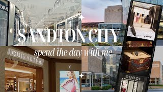 TRAVEL WITH ME TO SANDTON CITY  GUCCI STORE  LOUIS VUITTON STORE amp NIKE [upl. by Meunier911]