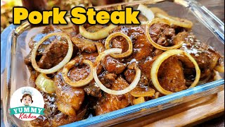 Pork Steak  Simplehan lang natin ang pagluluto ng paboritong Pork Steak [upl. by Aniram]