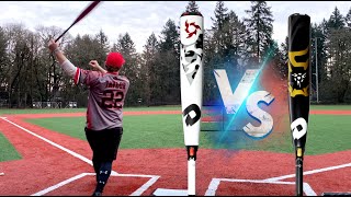 WHICH IS BETTER COMPOSITE or ALUMINUM  DeMarini CF Zen vs Voodoo  BBCOR Baseball Bat Reviews [upl. by Beaufert]