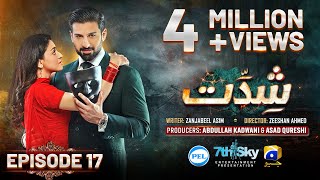 Shiddat Episode 17 Eng Sub Muneeb Butt  Anmol Baloch  Digitally Presented by PEL  3rd Apr 2024 [upl. by Rubenstein]