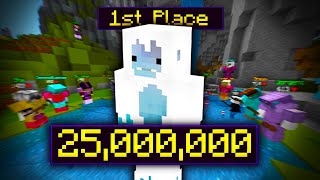 First To Fish a Yeti Gets 25000000 Hypixel Skyblock [upl. by Aluor]