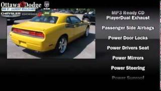 Used 2010 Dodge Challenger RT Detonator Yellow in Ottawa [upl. by Ilzel]