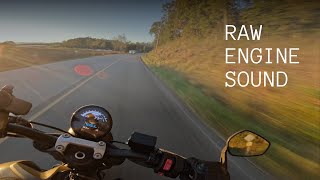 POV Fast Ride Riverside  Triumph Trident 660  Stock Exhaust Sound [upl. by Tiffani]