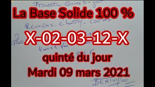 PRONOSTIC QUINTE  MARDI 9 MARS 2021 A CHANTILLY RÉUNION 1 COURSE 1 [upl. by Oirom]