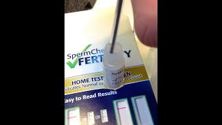 LIVE TEST AtHome Sperm Test For Men [upl. by Llednek936]