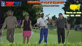 PGA 2K21  En ligne avec Fab Filou Mike Player 81 Et Rudi Deprez 🏌️‍wednesday par 3 contest ⛳ 10 [upl. by Yesac]