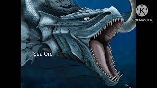 Sea orc sounds dragon [upl. by Horick]