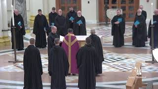 Vespers live at Saint Meinrad [upl. by Leirraj]