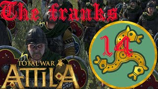 14Many enemiesThe Franks Attila total war campaign legendary [upl. by Wedurn]