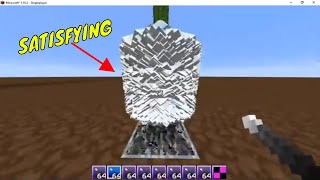 TOP 100 MOST SATISFYING THINGS IN MINECRAFT Part 1 [upl. by Nhguahs]