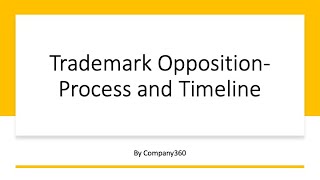 Trademark opposition in India Process and Timeline [upl. by Shantha]