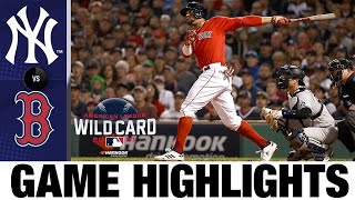 Yankees vs Red Sox AL Wild Card Game Highlights 10521  MLB Highlights [upl. by Pettifer]